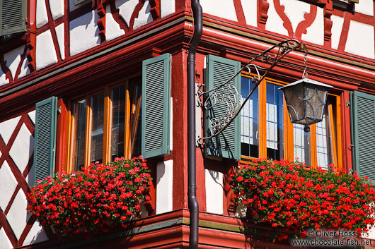 Facade detail in Gengenbach 