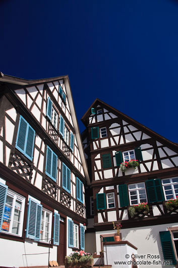 Half-timbered houses in Gengenbach 