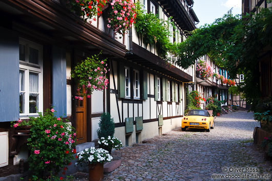 Street and houses in Gengenbach 