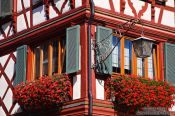 Travel photography:Facade detail in Gengenbach , Germany