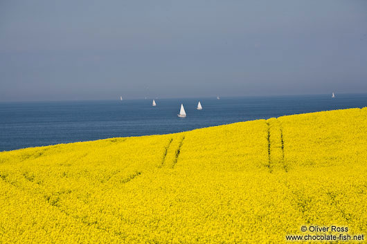 Sailing in the Baltic off Bülk coast