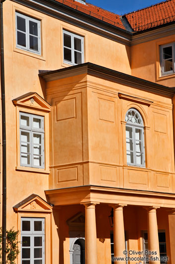 Facade detail of Eutin Castle