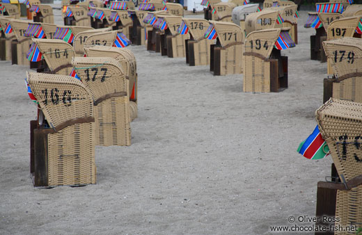 Beach baskets in Laboe