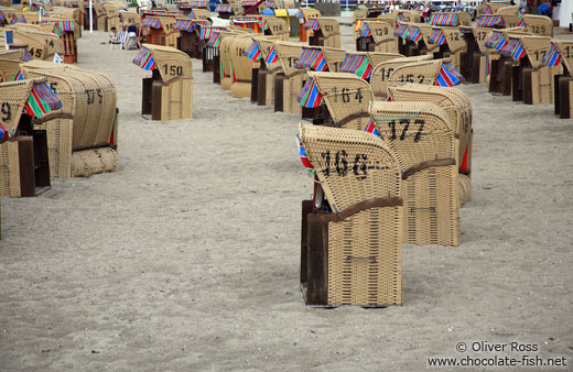 Beach baskets in Laboe