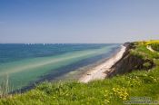 Travel photography:Cliffs and Baltic Sea near Bülk, Germany