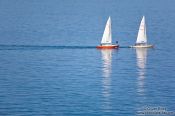 Travel photography:Sailing boats in the Baltic Sea near Bülk, Germany