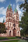 Travel photography:The Herz-Jesu (Heart of Jesus) church in Freiburg, Germany