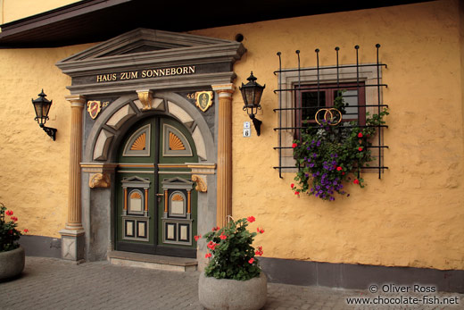 Door and facade in Erfurt