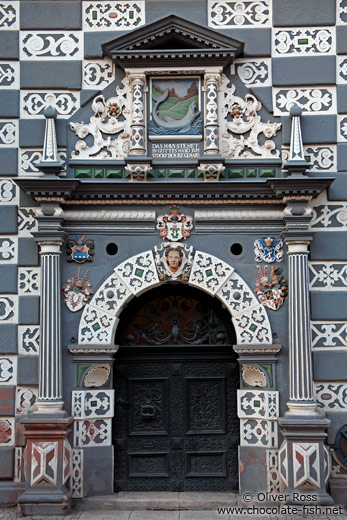 Door on the Haus zum Stockfisch in Erfurt