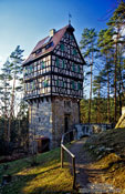 Travel photography:The Herzogstuhl near the Rieseneck hunting grounds, Germany