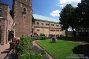 Travel photography:Courtyard of the Wartburg Castle, Germany