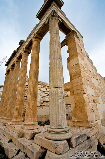 The Old Temple of Athena on the Athens Akropolis