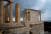 Travel photography:Entrance to the Athens Akropolis, Greece