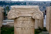 Travel photography:Column fragment on the Athens Akropolis, Greece