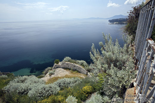 View from atop the Old Fortress in Corfu