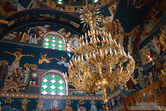 Inside the Garazo church