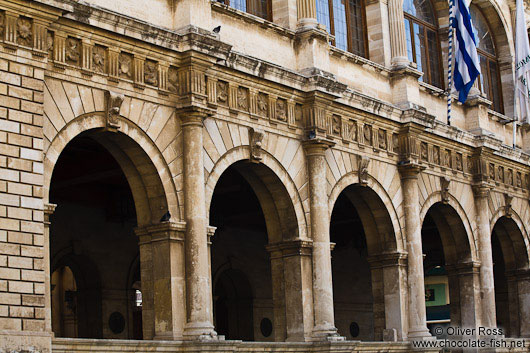 Arches at the Venetian loggia in Iraklio (Heraklion)