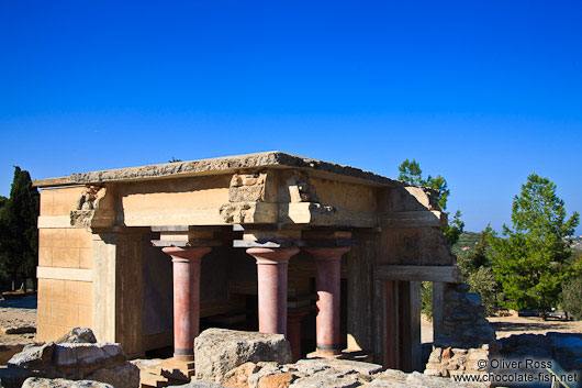 Reconstructions at Knossos archeological site
