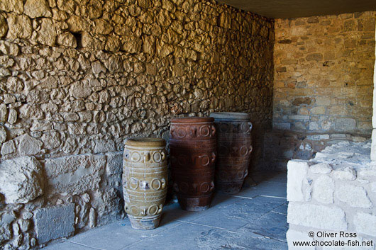 Reconstructions at Knossos archeological site