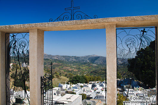 Graveyard at a church near Zoniana