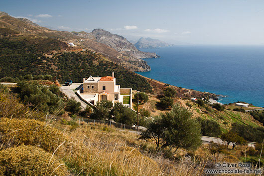 House overlooking the Sfakion coast