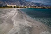 Travel photography:Frangocastello beach and castle, Grece