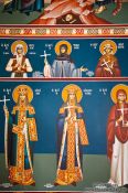 Travel photography:Paintings inside the Garazo church, Grece