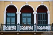 Travel photography:Facade detail in Iraklio (Heraklion), Grece