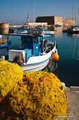 Travel photography:Iraklio (Heraklion) harbour, Grece