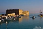 Travel photography:Fortress Koules (Rocca al Mare) in Iraklio (Heraklion) harbour, Grece