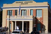 Travel photography:The Iraklio (Heraklion) Prefecture building, Grece