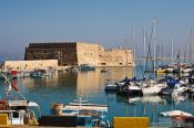 Travel photography:Fortress Koules (Rocca al Mare) in Iraklio (Heraklion) harbour, Grece