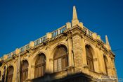 Travel photography:Roof detail of the Venetian Loggia in Iraklio (Heraklion), Grece