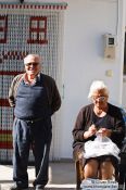 Travel photography:People in a village near Garazo, Grece