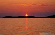 Travel photography:Sunset over Igoumenitsa harbour, Greece