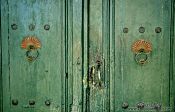 Travel photography:Door in Papigko, Greece
