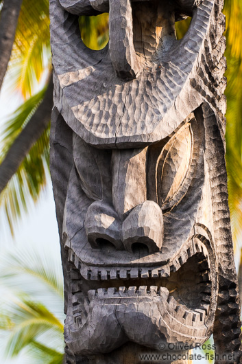 Guardian in Pu`uhonua o Honaunau Ntl. Historical Park