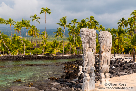 Guardians at Pu`uhonua o Honaunau