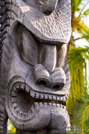 Guardian in Pu`uhonua o Honaunau Ntl. Historical Park