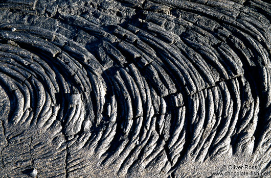 Lava flow ripples