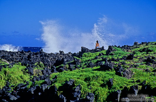 Breakers near Ka Lae (South Point)