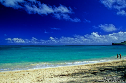 Waimanalo Beach on Oahu