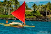 Travel photography:Outrigger on Hawaii, USA