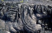 Travel photography:Cooled lava flow on Hawaii island, Hawaii USA