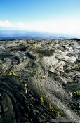 Travel photography:Cooled lava flow in Volcano Ntl Park, Hawaii USA