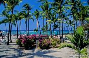Travel photography:Kahaluu Beach Park on Oahu, Hawaii USA
