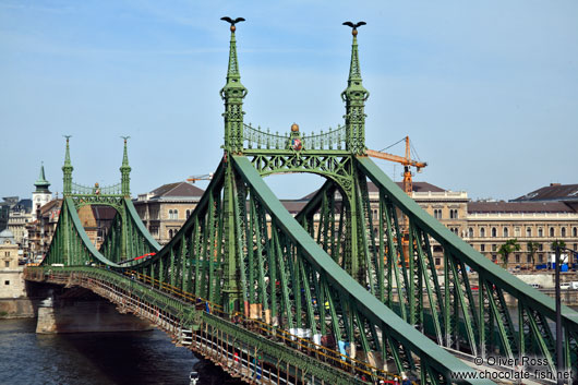 The Freedom Bridge in Budapest