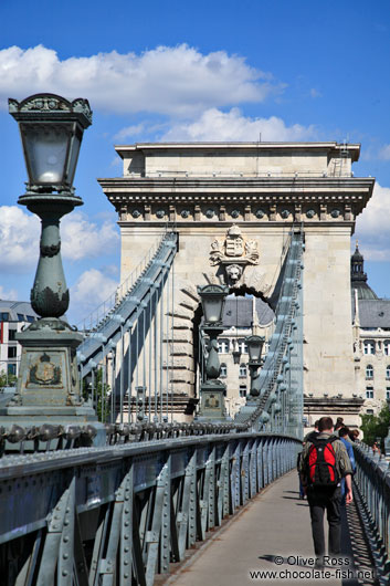 The Chain Bridge in Budapest