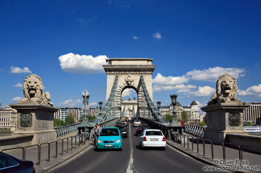 The Chain Bridge in Budapest