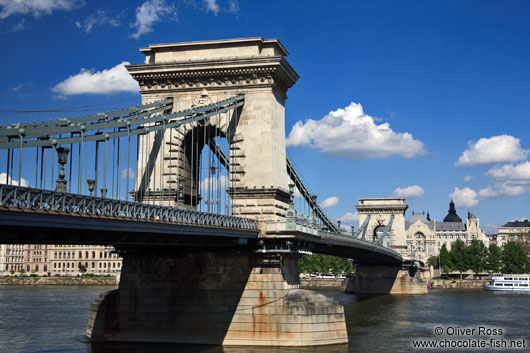 The Chain Bridge in Budapest